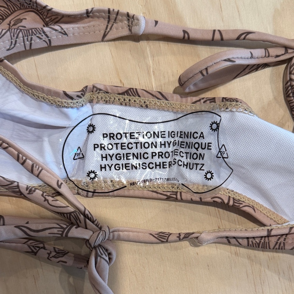 3- Piece Elegant Tan Bikini Set - Picture 6 of 10
